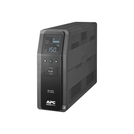 Apc UPS System, 1500VA, Line Interactive, Out: 120V In: 120V BR1500MS